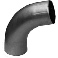 Zinc Round Downpipe Bend - 72 Degree x 80mm