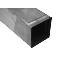Zinc Square Downpipe - 80mm x 80mm x 2.4mtr Length