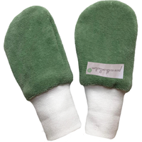 Organic Mittens - Green (pack of 2 pairs)