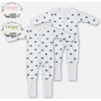 Winter Sleepsuit With Padded Sleeves (2pk) - Turtle