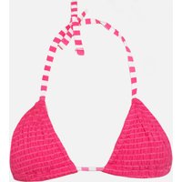 Women's String Bikini Top - Neon Pink