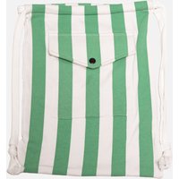 Kid's Beach Bag - Green Stripe