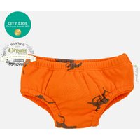 Swim Nappy - Neon Orange