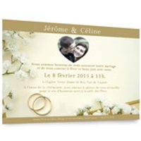 Faire-part de mariage en puzzle - 8 exemplaires - modèle 5