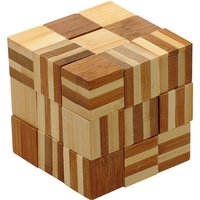 Bamboo Wood Puzzle – Cube Chain