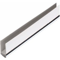 Internal Wall Panel 2 Part Starter Trim - 2400mm Chrome - For 10mm Bathroom/ Kitchen/ Ceiling Panels