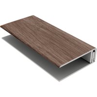 Foresta Wood Effect Cladding Two-Part Edge Trim - 3mtr African Paduak