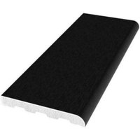 PVC Cladding Get 22% Off 65mm x 5m Black Ash Woodgrain PVC Architrave
