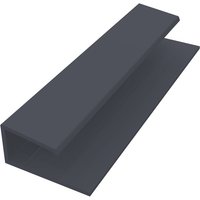 Freefoam Weatherboard Cladding Universal Edge Trim - 3m Anthracite Grey
