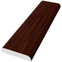PVC Cladding Enjoy 26% Discount on 28mm x 5m Rosewood PVC D Section