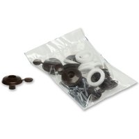 Exitex Fixing Buttons - for 10mm Polycarbonate Sheets Brown - Box of 10