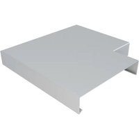Aluminium Coping for 141-200mm Wall - 135 Degree Angle - 260mm Painted