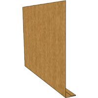 Copper Fascia L Profile Length - 300mm x 25mm x 2.4mtr