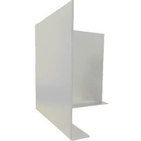 Aluminium Fascia L Profile External 90 Degree Corner - 175mm x 2mm White