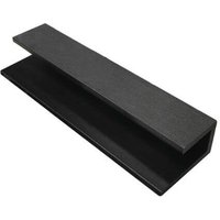 Standard Composite Panel Cladding J Trim - 3.6m x 40mm Black