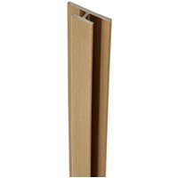 Composite Panel Cladding Joint Trim - 3.6mtr Natural Oak