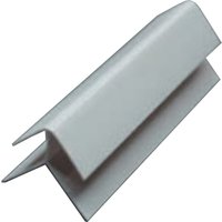 Internal Wall Panel External Corner Trim - 2600mm White - For 8mm Bathroom/ Kitchen/ Ceiling Panels