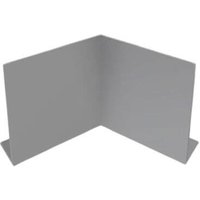 Aluminium Fascia V Profile Internal 90 Degree Corner - 300mm x 2mm Painted