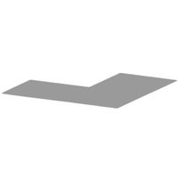 Aluminium Soffit Flat External 90 Degree Corner - 210mm x 2mm Painted