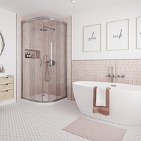 Wetwall Alloy Stella Rosa Bathroom Shower Wall Panel 2440 x 1200 x 4mm, Pink