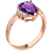 Click to view product details and reviews for Amethyst Diamond Katrina Belle Abstract Ring In 9ct Rose Gold. Click to view product details and reviews for Amethyst Diamond Katrina Belle Abstract Ring In 9ct Rose Gold.