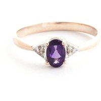 Click to view product details and reviews for Amethyst Diamond Elegant Allure Engagement Ring In 9ct Rose Gold. Click to view product details and reviews for Amethyst Diamond Elegant Allure Engagement Ring In 9ct Rose Gold.