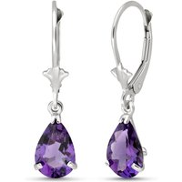 Click to view product details and reviews for Amethyst Katrina Belle Drop Earrings in 9ct White Gold.