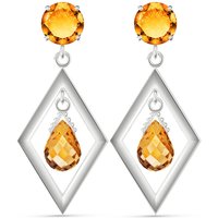 Click to view product details and reviews for Citrine Maybelle Geometric Drop Earrings In 9ct White Gold. Click to view product details and reviews for Citrine Maybelle Geometric Drop Earrings In 9ct White Gold.