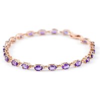 Click to view product details and reviews for Amethyst Stella Infinite Tennis Bracelet In 9ct Rose Gold. Click to view product details and reviews for Amethyst Stella Infinite Tennis Bracelet In 9ct Rose Gold.
