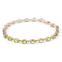 Click to view product details and reviews for Peridot Stella Infinite Tennis Bracelet In 9ct Rose Gold. Click to view product details and reviews for Peridot Stella Infinite Tennis Bracelet In 9ct Rose Gold.