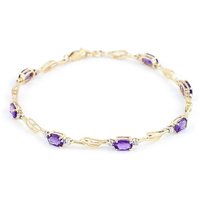 Click to view product details and reviews for Amethyst Diamond Colette Entwined Tennis Bracelet In 9ct Gold. Click to view product details and reviews for Amethyst Diamond Colette Entwined Tennis Bracelet In 9ct Gold.