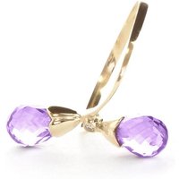 Click to view product details and reviews for Amethyst Diamond Christabel Two Stone Drop Ring In 9ct Gold. Click to view product details and reviews for Amethyst Diamond Christabel Two Stone Drop Ring In 9ct Gold.