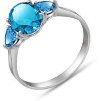 Click to view product details and reviews for Blue Topaz Eliza Statement Ring in Sterling Silver.