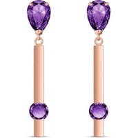 Click to view product details and reviews for Amethyst Kelsey Bar Drop Earrings In 9ct Rose Gold. Click to view product details and reviews for Amethyst Kelsey Bar Drop Earrings In 9ct Rose Gold.