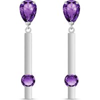 Click to view product details and reviews for Amethyst Kelsey Bar Drop Earrings In 9ct White Gold. Click to view product details and reviews for Amethyst Kelsey Bar Drop Earrings In 9ct White Gold.