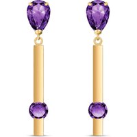 Click to view product details and reviews for Amethyst Kelsey Bar Drop Earrings In 9ct Gold. Click to view product details and reviews for Amethyst Kelsey Bar Drop Earrings In 9ct Gold.