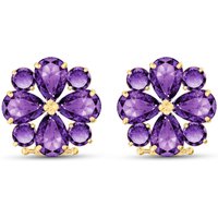Click to view product details and reviews for Amethyst Nora Sunflower Stud Earrings In 9ct Gold. Click to view product details and reviews for Amethyst Nora Sunflower Stud Earrings In 9ct Gold.