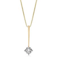 Click to view product details and reviews for Diamond Avignon Bar Drop Pendant Necklace In 9ct Gold. Click to view product details and reviews for Diamond Avignon Bar Drop Pendant Necklace In 9ct Gold.