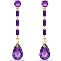 Click to view product details and reviews for Amethyst Alice Cairo Drop Earrings in 9ct Gold.