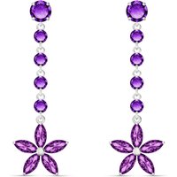 Click to view product details and reviews for Amethyst Florence Daisy Drop Earrings In 9ct White Gold. Click to view product details and reviews for Amethyst Florence Daisy Drop Earrings In 9ct White Gold.