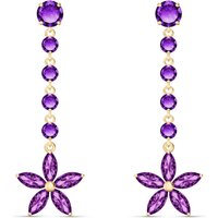 Click to view product details and reviews for Amethyst Florence Daisy Drop Earrings In 9ct Gold. Click to view product details and reviews for Amethyst Florence Daisy Drop Earrings In 9ct Gold.