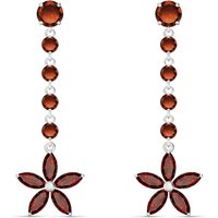 Click to view product details and reviews for Garnet Florence Daisy Drop Earrings In 9ct White Gold. Click to view product details and reviews for Garnet Florence Daisy Drop Earrings In 9ct White Gold.