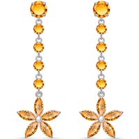 Click to view product details and reviews for Citrine Florence Daisy Drop Earrings In 9ct White Gold. Click to view product details and reviews for Citrine Florence Daisy Drop Earrings In 9ct White Gold.