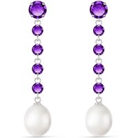 Click to view product details and reviews for Amethyst Pearl Alice Feminine Drop Earrings In 9ct White Gold. Click to view product details and reviews for Amethyst Pearl Alice Feminine Drop Earrings In 9ct White Gold.