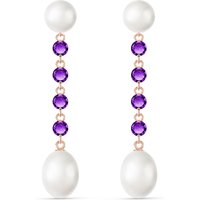 Click to view product details and reviews for Pearl Amethyst Alice Feminine Drop Earrings In 9ct Rose Gold. Click to view product details and reviews for Pearl Amethyst Alice Feminine Drop Earrings In 9ct Rose Gold.