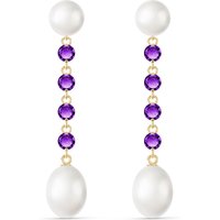 Click to view product details and reviews for Pearl Amethyst Alice Feminine Drop Earrings In 9ct Gold. Click to view product details and reviews for Pearl Amethyst Alice Feminine Drop Earrings In 9ct Gold.