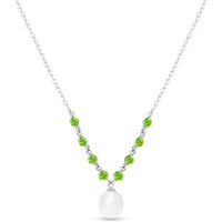 Click to view product details and reviews for Pearl Peridot Alice Feminine Embellished Pendant Necklace In 9ct White Gold. Click to view product details and reviews for Pearl Peridot Alice Feminine Embellished Pendant Necklace In 9ct White Gold.