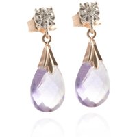 Click to view product details and reviews for Amethyst Diamond Emmeline Stud Drop Earrings In 9ct Rose Gold. Click to view product details and reviews for Amethyst Diamond Emmeline Stud Drop Earrings In 9ct Rose Gold.