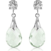 Click to view product details and reviews for Green Amethyst Diamond Emmeline Stud Drop Earrings In 9ct White Gold. Click to view product details and reviews for Green Amethyst Diamond Emmeline Stud Drop Earrings In 9ct White Gold.
