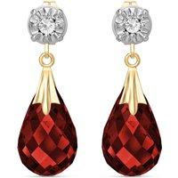 Click to view product details and reviews for Garnet Diamond Emmeline Stud Drop Earrings In 9ct Gold. Click to view product details and reviews for Garnet Diamond Emmeline Stud Drop Earrings In 9ct Gold.